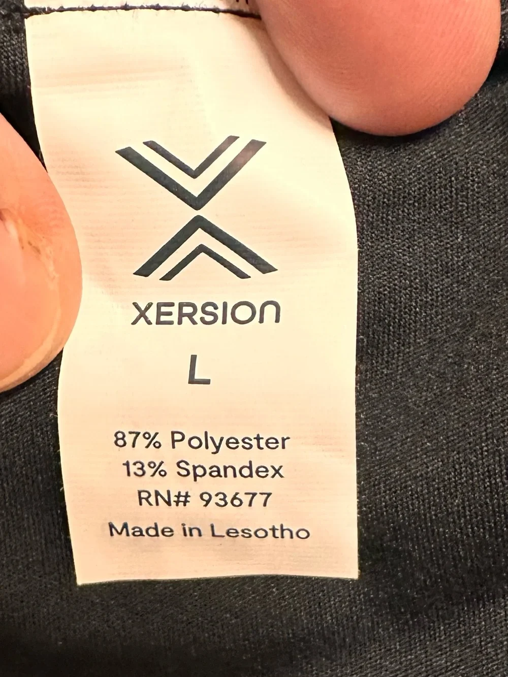 Xersion Black Square-Neck Tank - Wide Straps - Picture 3 of 4